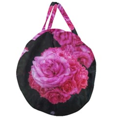 Bunches Of Roses (close Up) Giant Round Zipper Tote by okhismakingart
