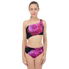 Bunches Of Roses (close Up) Spliced Up Two Piece Swimsuit