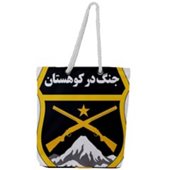 Iranian Military Mountain Warfare Badge Full Print Rope Handle Tote (large) by abbeyz71