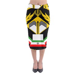 Iranian Army Badge Of Associate Degree Conscript Midi Pencil Skirt by abbeyz71