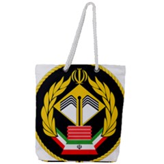 Iranian Army Badge Of Doctorate s Conscript Full Print Rope Handle Tote (large) by abbeyz71