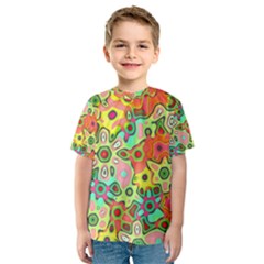 Colorful Shapes          Kid s Sport Mesh Tee