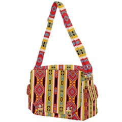 Rhombus And Stripes        Buckle Multifunction Bag by LalyLauraFLM