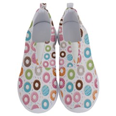 Donut Pattern With Funny Candies No Lace Lightweight Shoes by genx