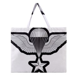 Iranian Army Parachutist 3rd Class Badge Zipper Large Tote Bag by abbeyz71