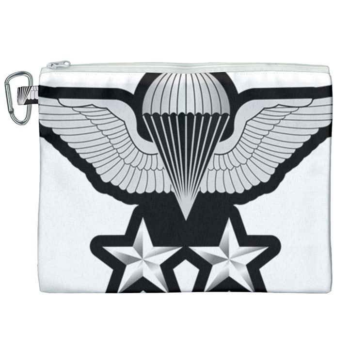 Iranian Army Parachutist 2nd Class Badge Canvas Cosmetic Bag (XXL)