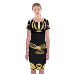 Iranian Army Aviation Pilot Wing Classic Short Sleeve Midi Dress by abbeyz71