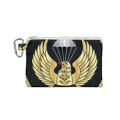 Iranian Army Freefall Parachutist 3rd Class Badge Canvas Cosmetic Bag (small) by abbeyz71