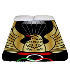 Iranian Army Freefall Parachutist 2nd Class Badge Fitted Sheet (king Size) by abbeyz71