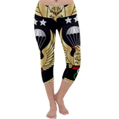 Iranian Army Freefall Parachutist 2nd Class Badge Capri Yoga Leggings by abbeyz71