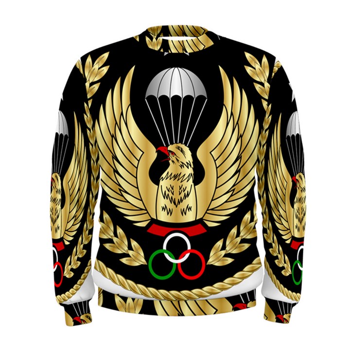 Iranian Army Freefall Parachutist Master 3rd Class Badge Men s Sweatshirt