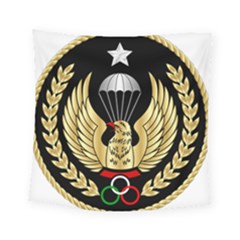 Iranian Army Freefall Parachutist Master 3rd Class Badge Square Tapestry (small) by abbeyz71