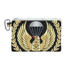 Iranian Army Freefall Parachutist Master 3rd Class Badge Canvas Cosmetic Bag (medium) by abbeyz71