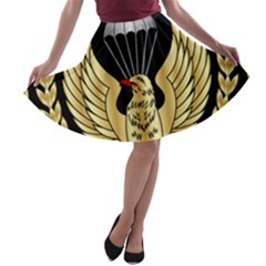 Iranian Army Parachutist Freefall Master 2nd Class Badge A-line Skater Skirt by abbeyz71