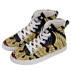 Iranian Army Parachutist Freefall Master 2nd Class Badge Men s Hi-top Skate Sneakers by abbeyz71