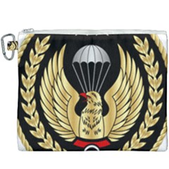 Iranian Army Parachutist Freefall Master 2nd Class Badge Canvas Cosmetic Bag (xxxl) by abbeyz71