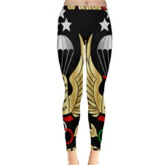 Iranian Army Freefall Parachutist Master 1st Class Badge Inside Out Leggings by abbeyz71