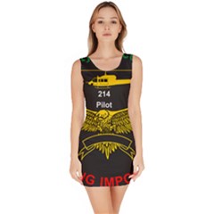 Iranian Army Aviation Bell 214 Helicopter Pilot Chest Badge Bodycon Dress by abbeyz71
