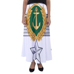 Iranian Navy Amphibious Warfare Badge Flared Maxi Skirt by abbeyz71