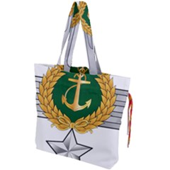 Iranian Navy Amphibious Warfare Badge Drawstring Tote Bag by abbeyz71