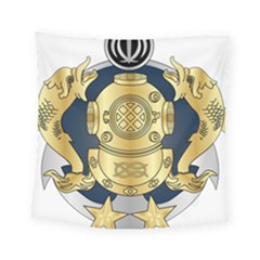 Iranian Navy Special Diver Second Class Badge Square Tapestry (small) by abbeyz71