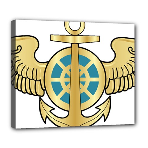 Iranian Navy Aviation Pilot Badge Deluxe Canvas 24  X 20  (stretched) by abbeyz71