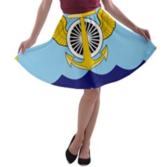 Official Insignia Of Iranian Navy Aviation A-line Skater Skirt by abbeyz71