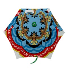 Official Insignia Of Iranian Navy Air Command Mini Folding Umbrellas by abbeyz71