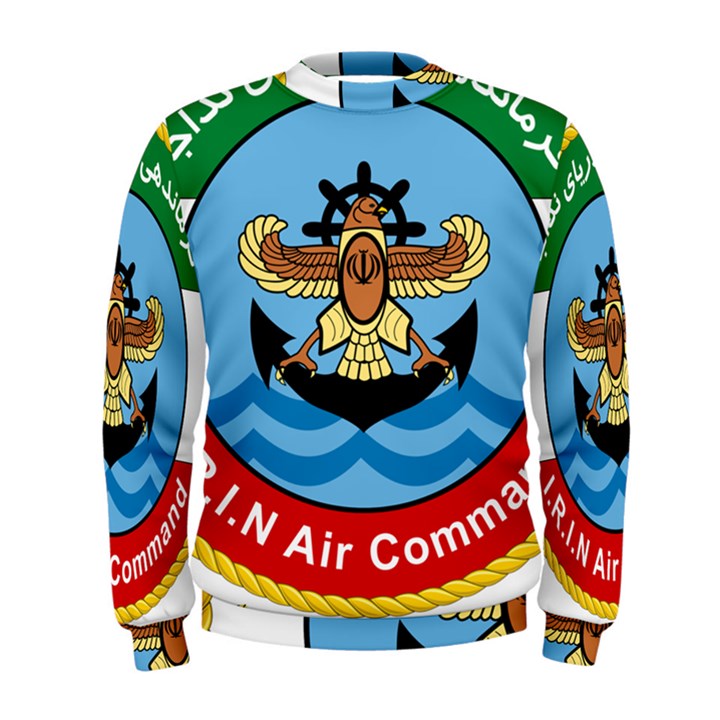 Official Insignia of Iranian Navy Air Command Men s Sweatshirt