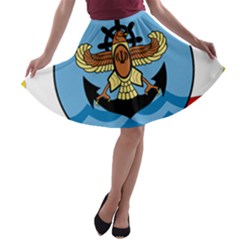 Official Insignia Of Iranian Navy Air Command A-line Skater Skirt by abbeyz71