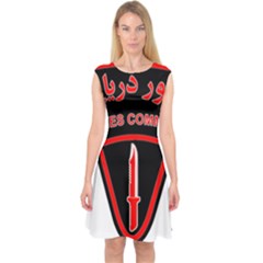 Marines Commando Of The Iranian Navy Badge Capsleeve Midi Dress by abbeyz71