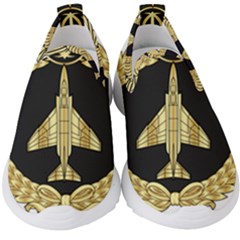 Iranian Air Force F-4 Fighter Pilot Wing Kids  Slip On Sneakers by abbeyz71