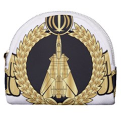 Iranian Air Force F-14 Fighter Pilot Wing Horseshoe Style Canvas Pouch by abbeyz71