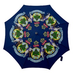 Flag Of Maine Hook Handle Umbrellas (large) by abbeyz71