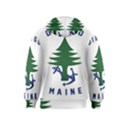 Maine Merchant & Marine Flag Kids  Zipper Hoodie View2