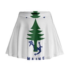 Maine Merchant & Marine Flag Mini Flare Skirt by abbeyz71