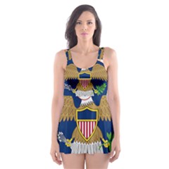 Flag Of The 20th Maine Volunteer Infantry Regiment Skater Dress Swimsuit by abbeyz71