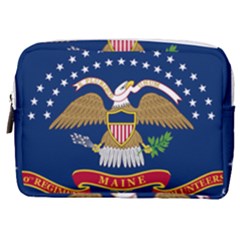 Flag Of The 20th Maine Volunteer Infantry Regiment Make Up Pouch (medium) by abbeyz71