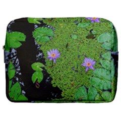 Lily Pond Make Up Pouch (large) by okhismakingart