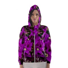 Bougainvillea  Women s Hooded Windbreaker by okhismakingart