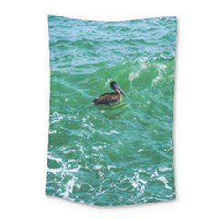 Waterbird  Small Tapestry by okhismakingart