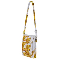 Chinese Dragon Golden Multi Function Travel Bag by Sudhe