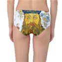 Vincent Van Gogh Cartoon Beard Illustration Bearde Mid-Waist Bikini Bottoms View2