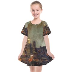 Big City Anorama Kids  Smock Dress