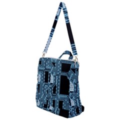 Circuit Pcb Tile Tiling Computer Crossbody Backpack by Pakrebo