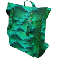 Fractal Maths Design Backdrop Buckle Up Backpack by Pakrebo