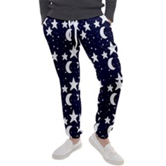 Starry Night Cartoon Print Pattern Men s Jogger Sweatpants by dflcprintsclothing