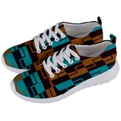 Illusion In Orange & Teal Men s Lightweight Sports Shoes