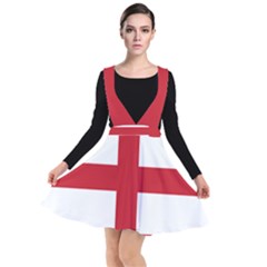 Flag Of England Plunge Pinafore Dress by abbeyz71