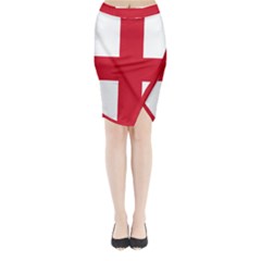 Flag Of City Of London Midi Wrap Pencil Skirt by abbeyz71